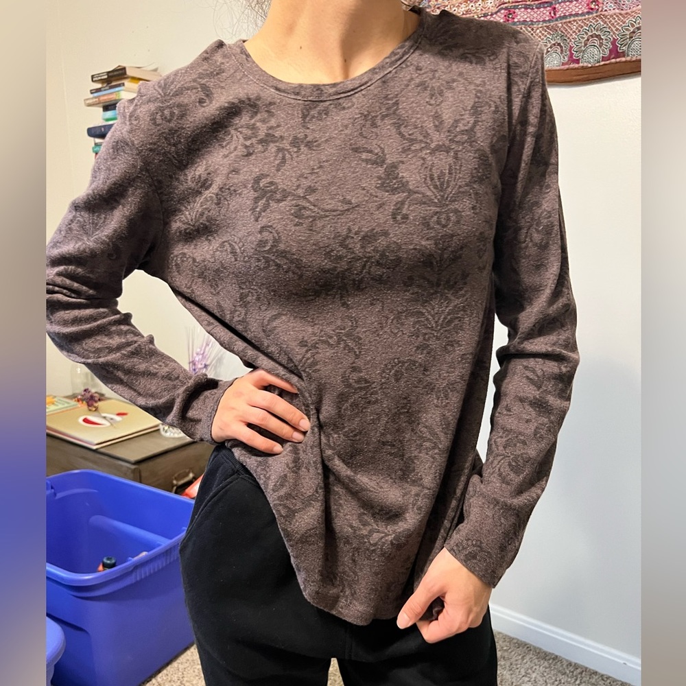 SONOMA FLORAL PRINTED LONG SLEEVE